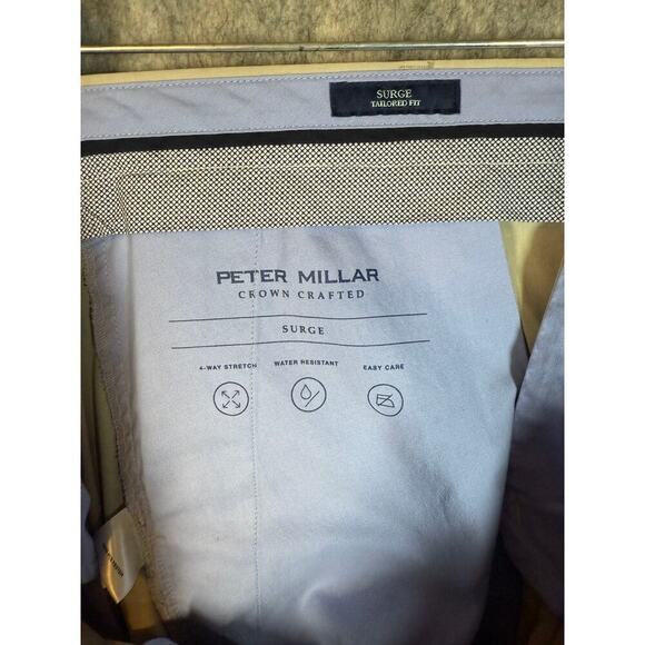 Peter Millar Crown Crafted Surge Tailored Fit Sz 40 Oatmeal Golf Shorts ME0XB10 - Picture 5 of 11